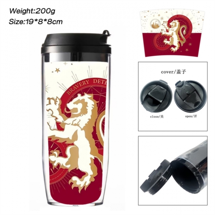 Harry Potter Anime double-layer insulated water bottle and cup 350ML