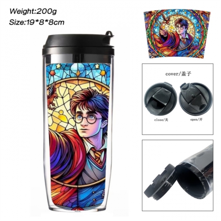 Harry Potter Anime double-layer insulated water bottle and cup 350ML