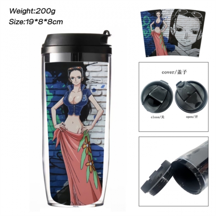 One Piece Anime double-layer insulated water bottle and cup 350ML