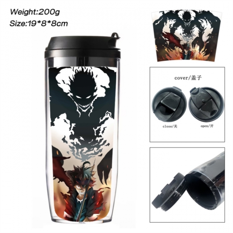 Black Clover Anime double-layer insulated water bottle and cup 350ML