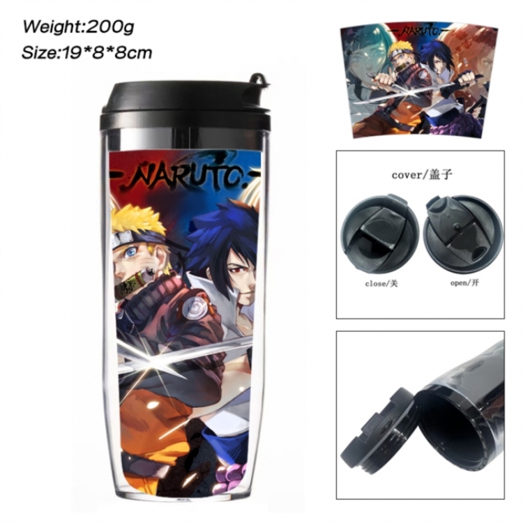 Naruto Anime double-layer insulated water bottle and cup 350ML