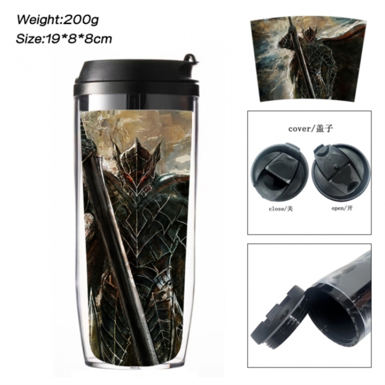 Berserk Anime double-layer insulated water bottle and cup 350ML