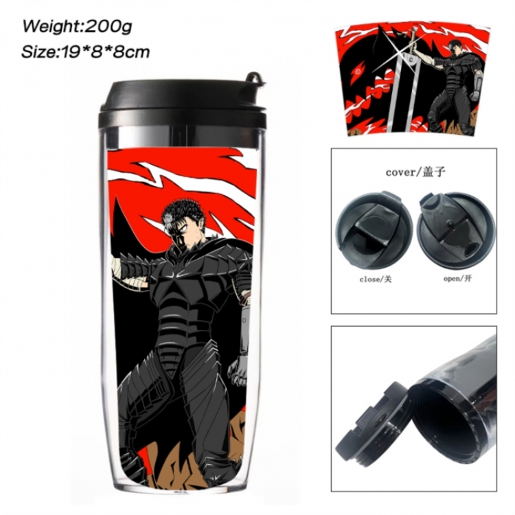 Berserk Anime double-layer insulated water bottle and cup 350ML
