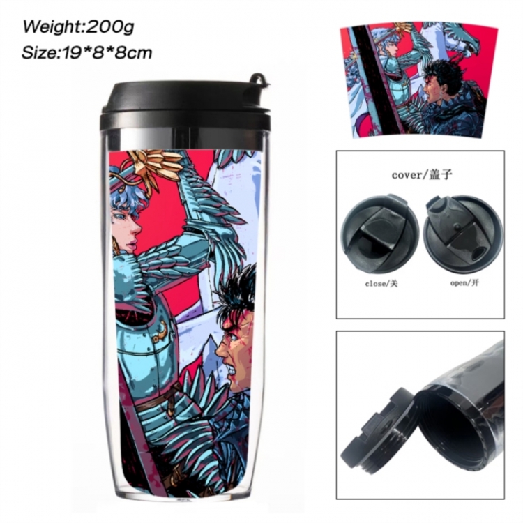 Berserk Anime double-layer insulated water bottle and cup 350ML
