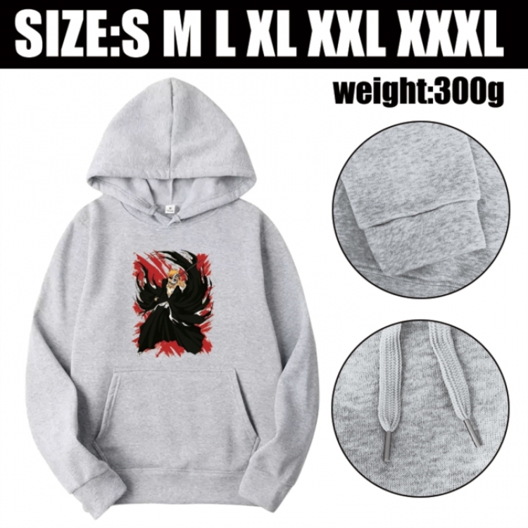 Bleach Anime printed hooded sweatshirt top from S to 3XL