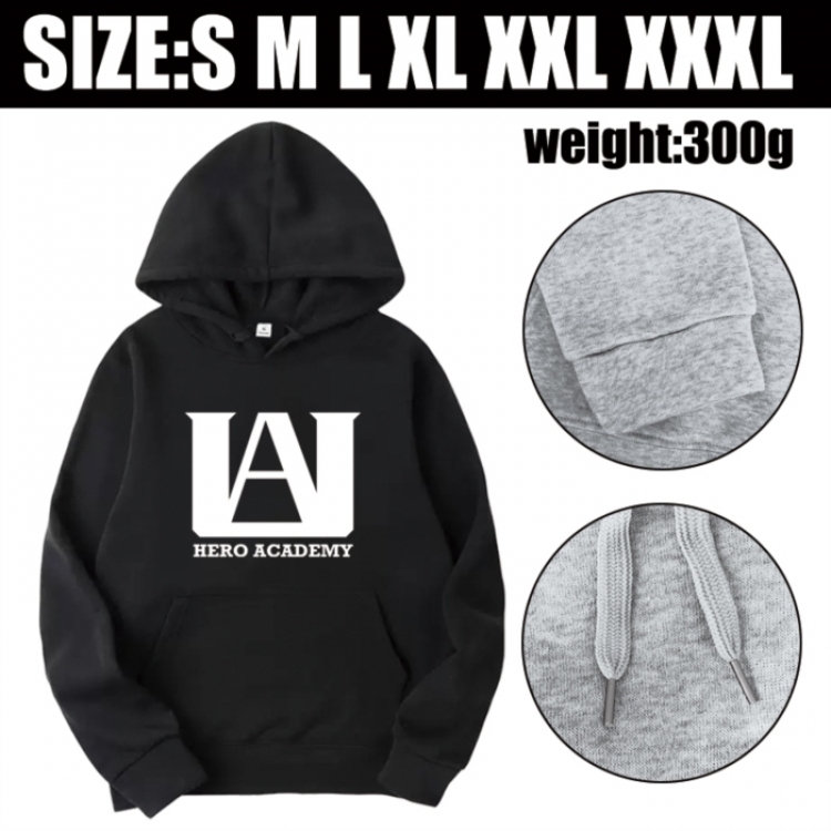 My Hero Academia Anime printed hooded sweatshirt top from S to 3XL