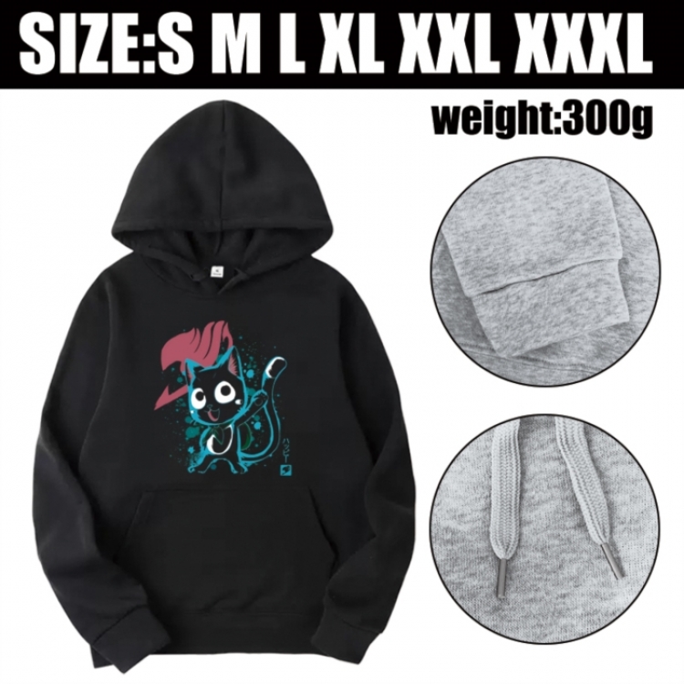 Fairy tail Anime printed hooded sweatshirt top from S to 3XL