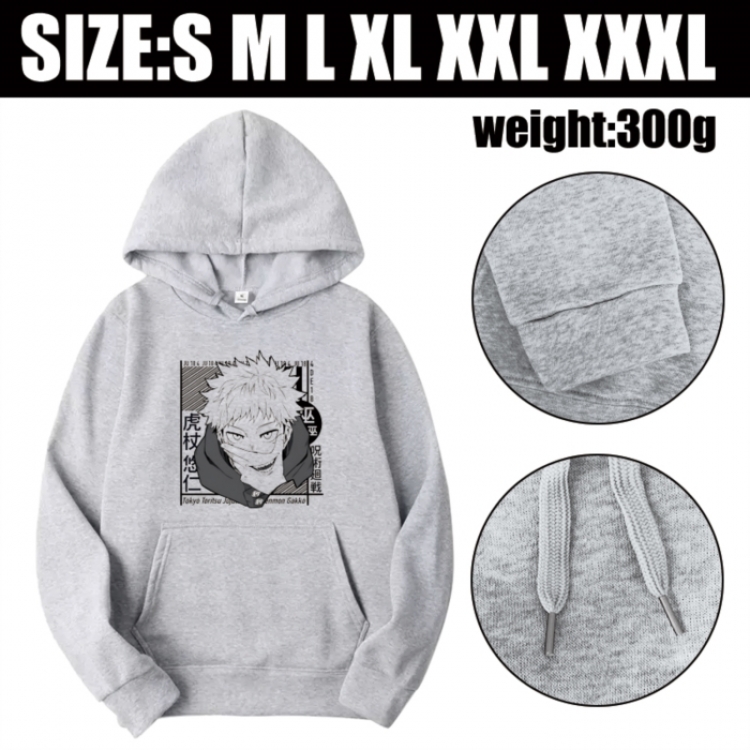Jujutsu Kaisen Anime printed hooded sweatshirt top from S to 3XL