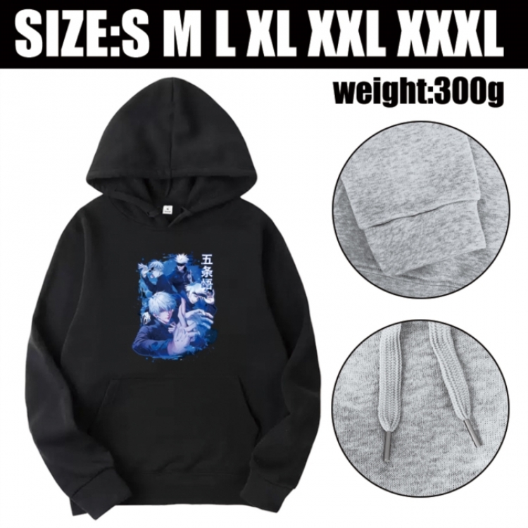 Jujutsu Kaisen Anime printed hooded sweatshirt top from S to 3XL