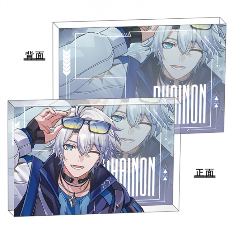 Honkai：Star Rail Anime game acrylic card brick desktop decoration 8X12X1.2cm