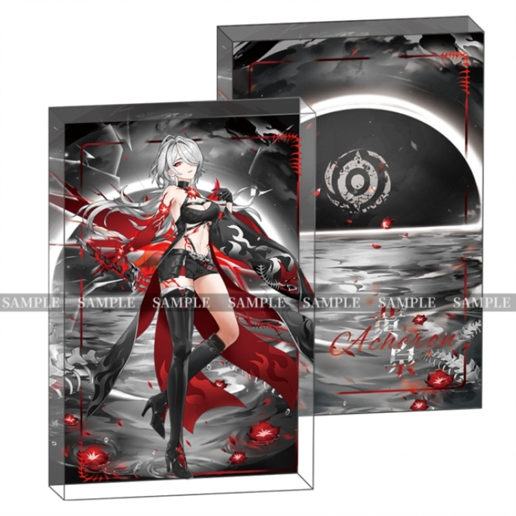 Honkai：Star Rail Anime game acrylic card brick desktop decoration 8X12X1.2cm