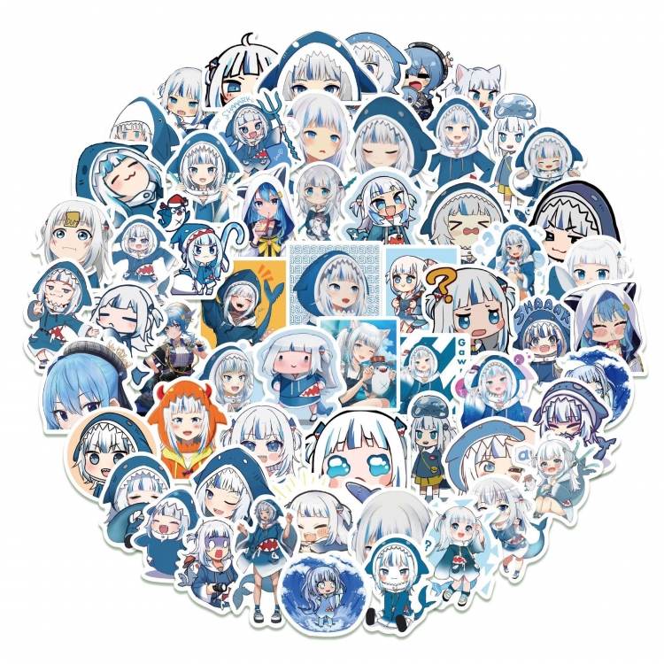 Hololive Vtuber   Doodle stickers Waterproof stickers a set of 50 price for 5 sets