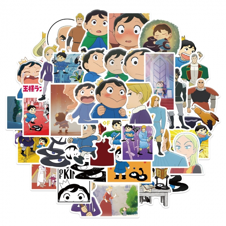 king ranking Doodle stickers Waterproof stickers a set of 50 price for 5 sets