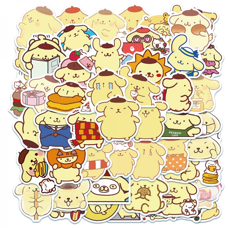 Purin Doodle stickers Waterproof stickers a set of 50 price for 5 sets
