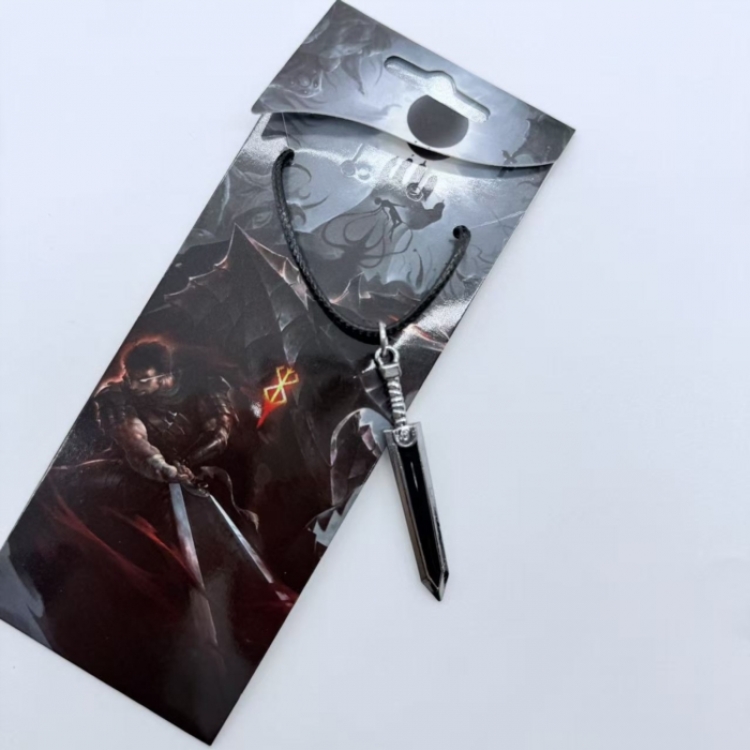 Berserk Anime peripheral leather rope necklace pendant jewelry price for 5 pcs