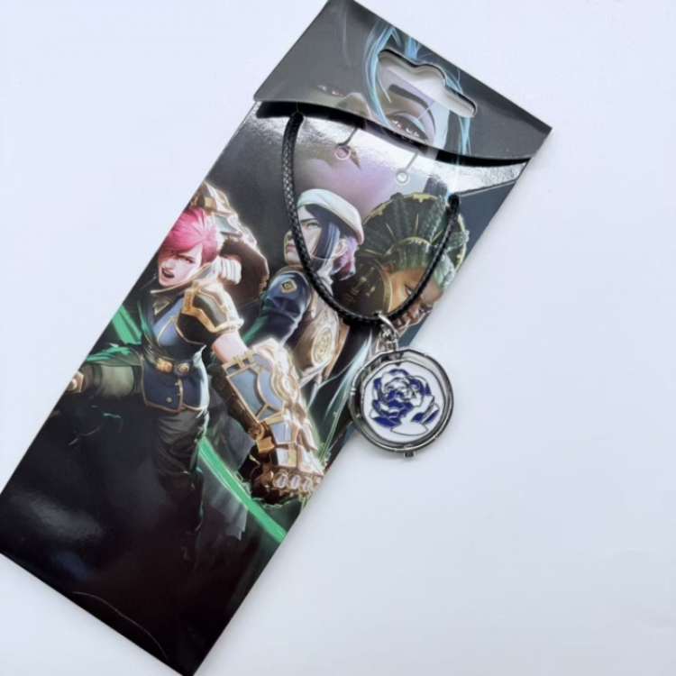 League of Legends Anime peripheral leather rope necklace pendant jewelry price for 5 pcs