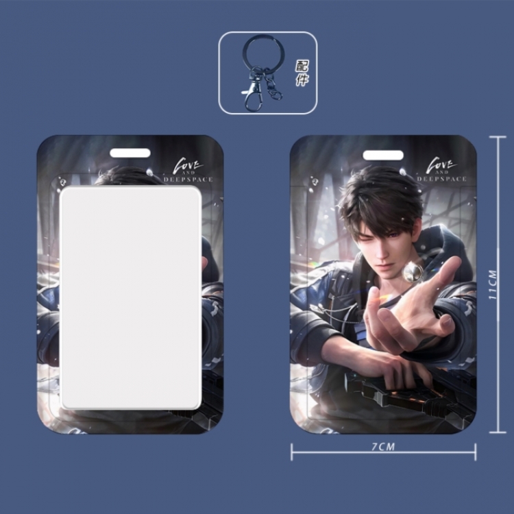 Love and Deepspace 3D embossed hard shell card holder badge keychain price for 5 pcs