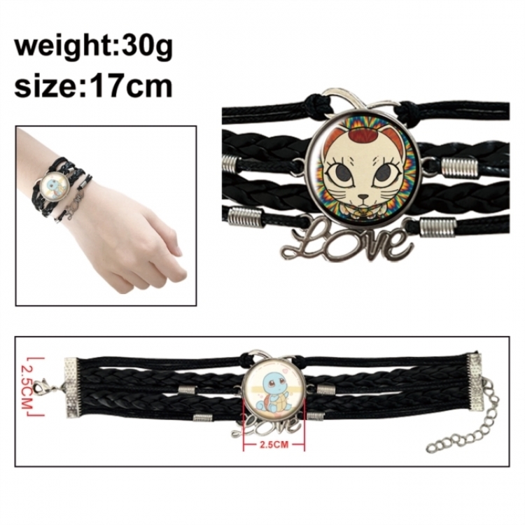 DANDADAN Anime bracelet multi-layer leather gemstone bracelet price for 5 pcs