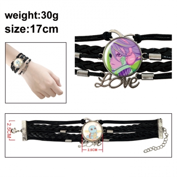DANDADAN Anime bracelet multi-layer leather gemstone bracelet price for 5 pcs