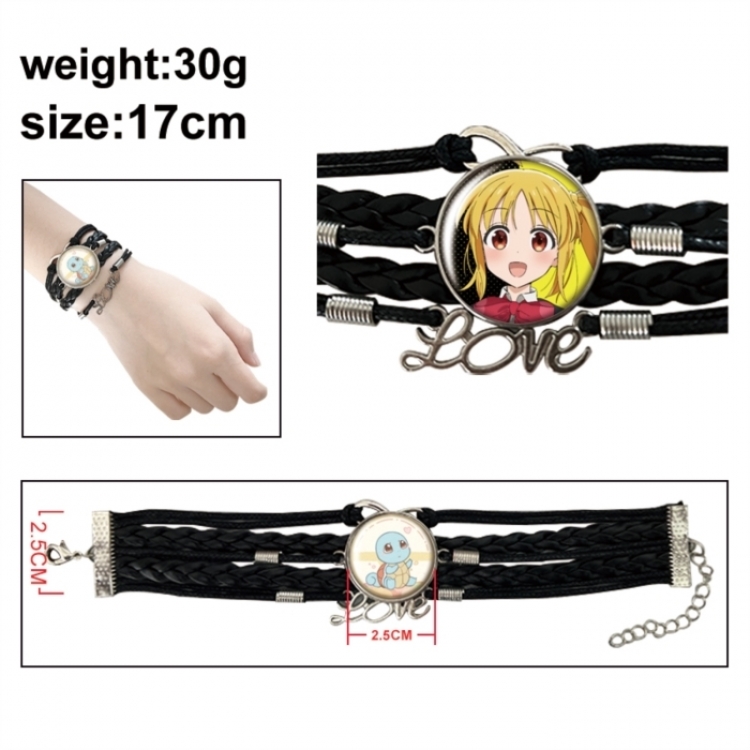 BOCCHI THE ROCK! Anime bracelet multi-layer leather gemstone bracelet price for 5 pcs