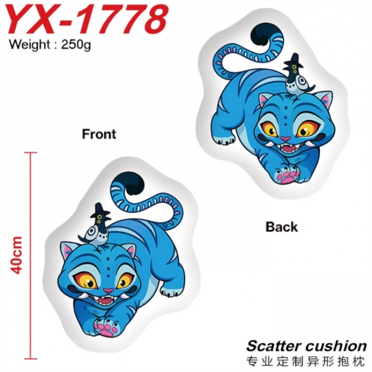 K-Pop Demon Hunters Anime Alien Double sided Printed Pillow 40cm