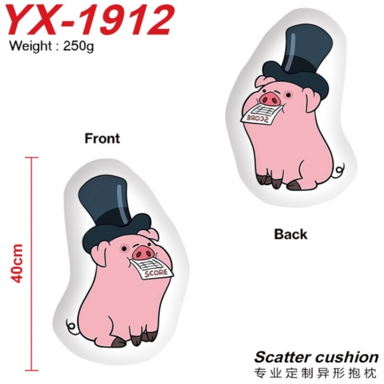 Gravity Falls Anime Alien Double sided Printed Pillow 40cm