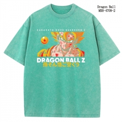 DRAGON BALL Anime peripheral pure cotton washed and worn T-shirt from S to 4XL