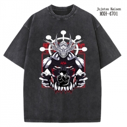 One Piece Anime peripheral pure cotton washed and worn T-shirt from S to 4XL