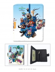 Zootopia wallet short wallet buckle storage bag 12x9.5x2CM 60G