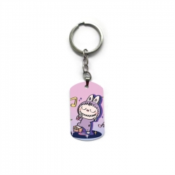 Labubu Anime double-sided full-color printed keychain price for 5 pcs