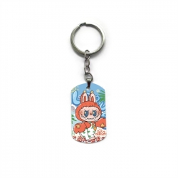 Labubu Anime double-sided full-color printed keychain price for 5 pcs
