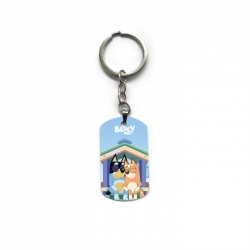 Bluey Anime double-sided full-color printed keychain price for 5 pcs