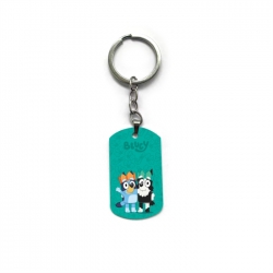Bluey Anime double-sided full-color printed keychain price for 5 pcs