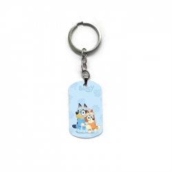 Bluey Anime double-sided full-color printed keychain price for 5 pcs