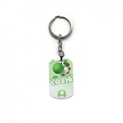 Super Mario Anime double-sided full-color printed keychain price for 5 pcs