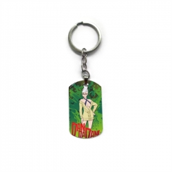 DANDADAN Anime double-sided full-color printed keychain price for 5 pcs