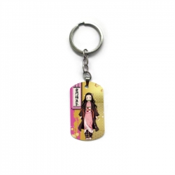 Demon Slayer Kimets Anime double-sided full-color printed keychain price for 5 pcs