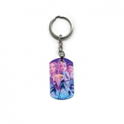 K-Pop Demon Hunters Anime double-sided full-color printed keychain price for 5 pcs