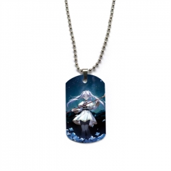 Frieren: Beyond Journey's Anime double-sided full color printed military brand necklace price for 5 pcs