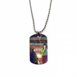 The Apothecary Diaries Anime double-sided full color printed military brand necklace price for 5 pcs
