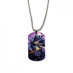 Solo Leveling:Arise Anime double-sided full color printed military brand necklace price for 5 pcs