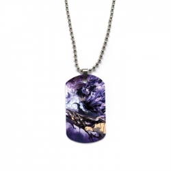 Solo Leveling:Arise Anime double-sided full color printed military brand necklace price for 5 pcs
