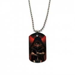 Berserk Anime double-sided full color printed military brand necklace price for 5 pcs