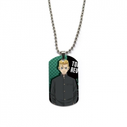 Tokyo Revengers Anime double-sided full color printed military brand necklace price for 5 pcs