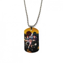 DANDADAN Anime double-sided full color printed military brand necklace price for 5 pcs