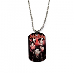 DANDADAN Anime double-sided full color printed military brand necklace price for 5 pcs