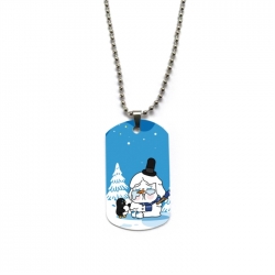 CryBaby Anime double-sided full color printed military brand necklace price for 5 pcs
