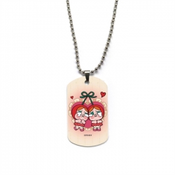 CryBaby Anime double-sided full color printed military brand necklace price for 5 pcs