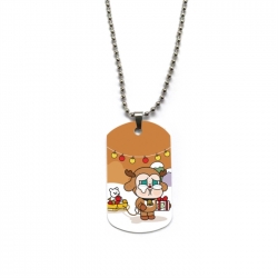 CryBaby Anime double-sided full color printed military brand necklace price for 5 pcs