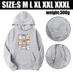 Chiikawa Anime printed hooded sweatshirt top from S to 3XL
